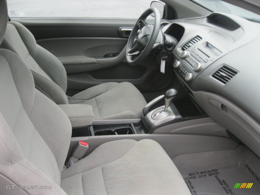 2006 Civic LX Coupe - Galaxy Gray Metallic / Gray photo #20