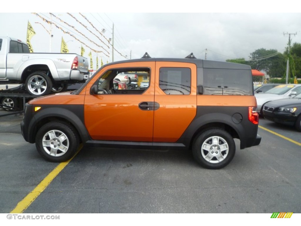 Tangerine Orange Metallic 2007 Honda Element LX Exterior Photo #53829720