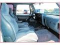 Blue 1993 Dodge Ram Truck D250 LE Extended Cab Interior Color