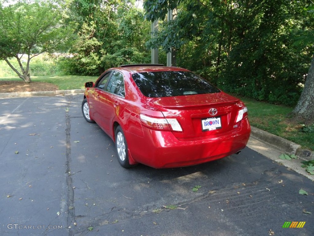 2009 Camry Hybrid - Barcelona Red Metallic / Bisque photo #5