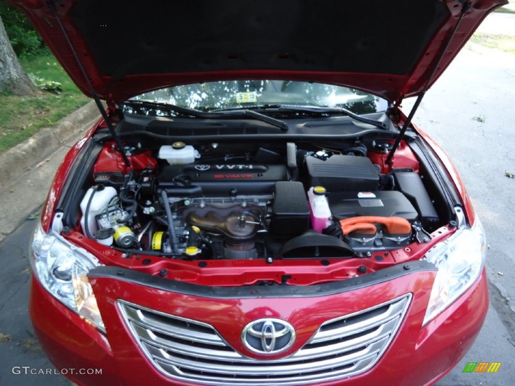 2009 Camry Hybrid - Barcelona Red Metallic / Bisque photo #38