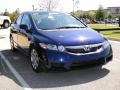 2009 Royal Blue Pearl Honda Civic LX Sedan  photo #2