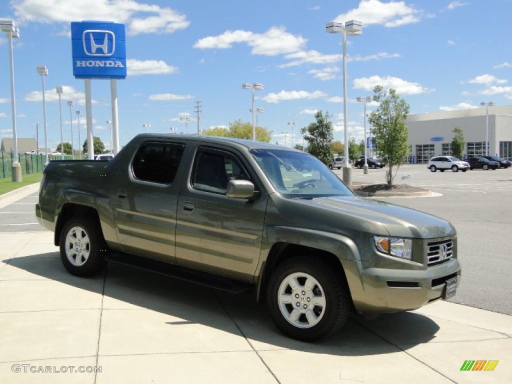 2007 Ridgeline RTL - Aberdeen Green Metallic / Olive photo #3