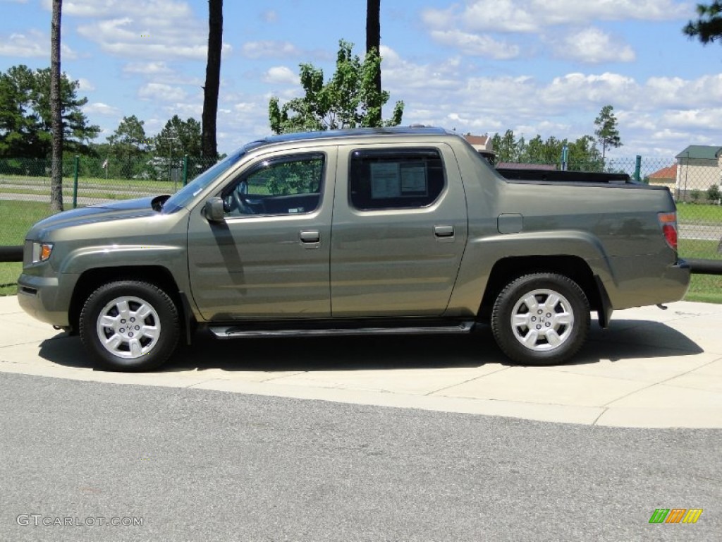 2007 Ridgeline RTL - Aberdeen Green Metallic / Olive photo #8