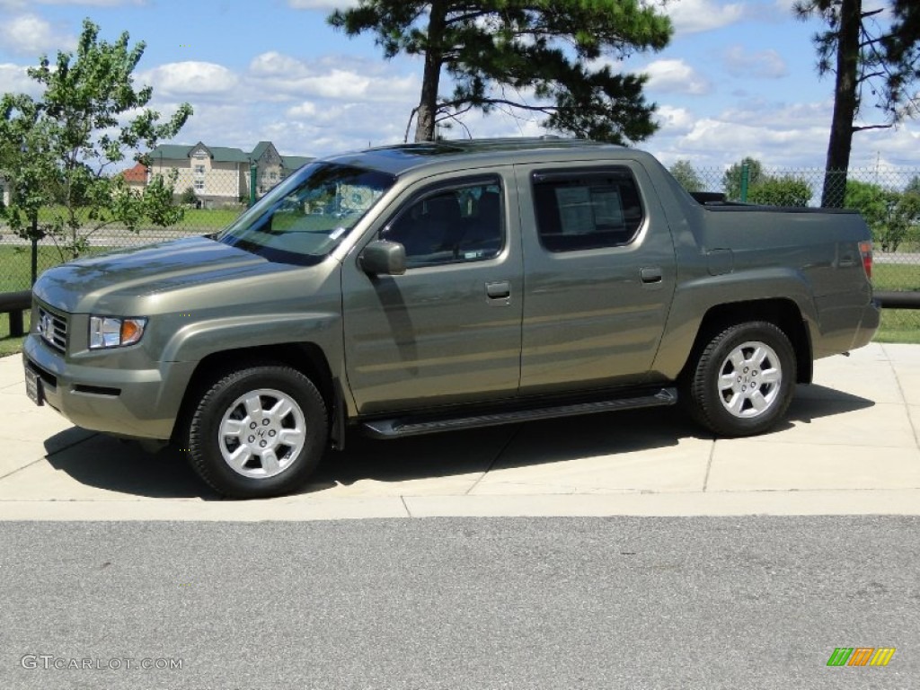 2007 Ridgeline RTL - Aberdeen Green Metallic / Olive photo #9