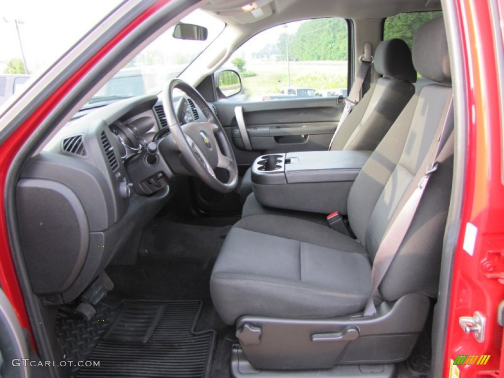 Ebony Interior 2011 Chevrolet Silverado 1500 LT Crew Cab Photo #53831163