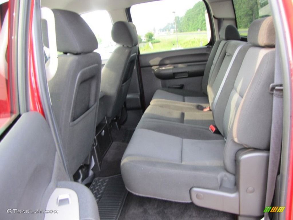 Ebony Interior 2011 Chevrolet Silverado 1500 LT Crew Cab Photo #53831178
