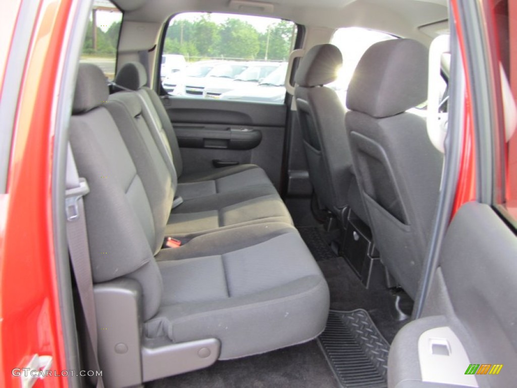 Ebony Interior 2011 Chevrolet Silverado 1500 LT Crew Cab Photo #53831185
