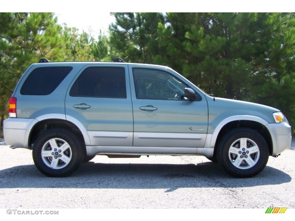 Titanium Green Metallic 2005 Ford Escape Hybrid Exterior Photo #53831664