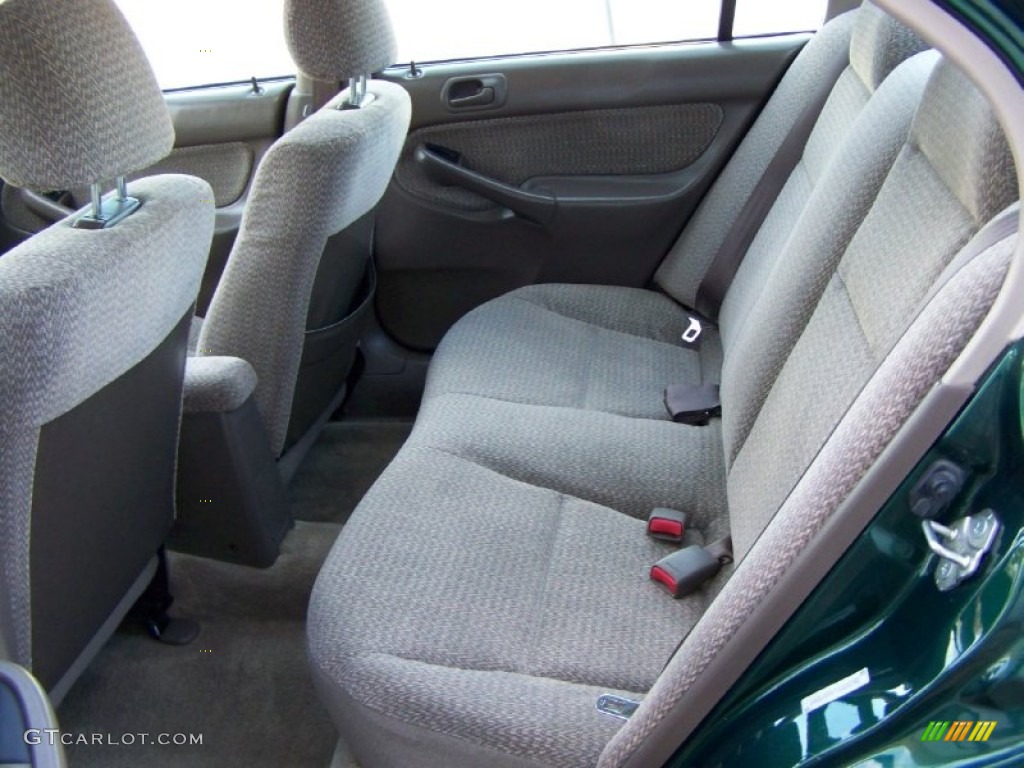 Beige Interior 2000 Honda Civic EX Sedan Photo #53832625