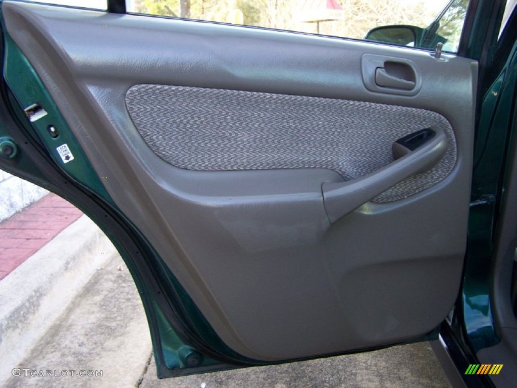 2000 Honda Civic EX Sedan Beige Door Panel Photo #53832649