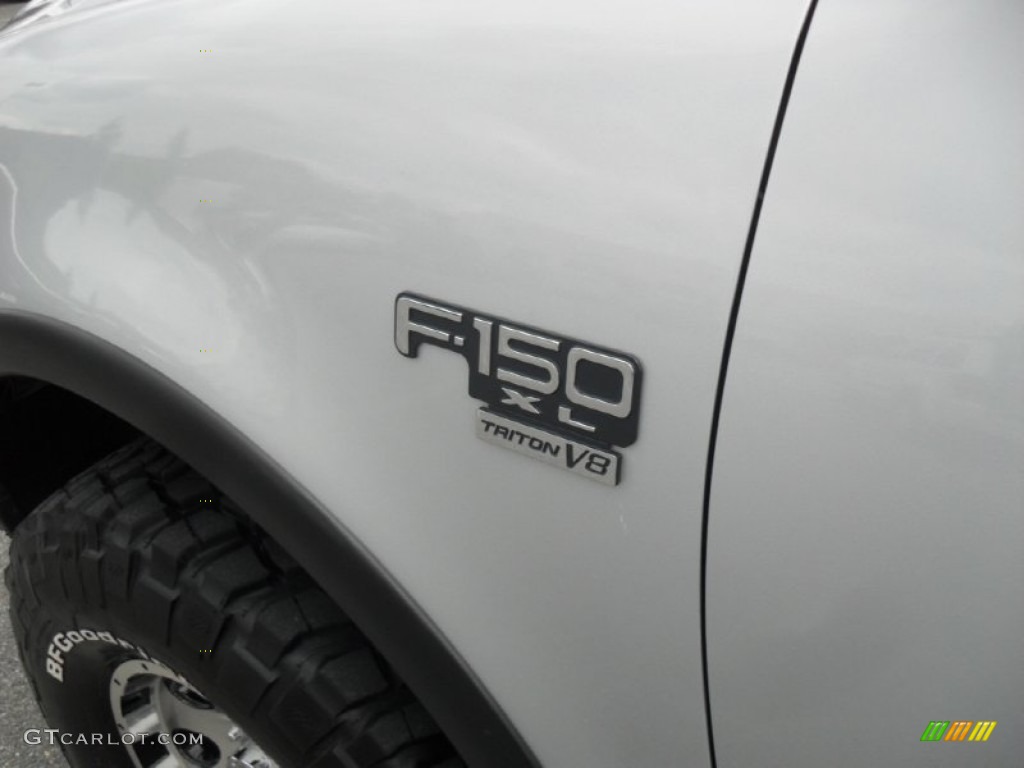 2003 F150 XL SuperCab 4x4 - Silver Metallic / Medium Graphite Grey photo #6