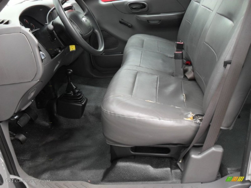 2003 F150 XL SuperCab 4x4 - Silver Metallic / Medium Graphite Grey photo #8