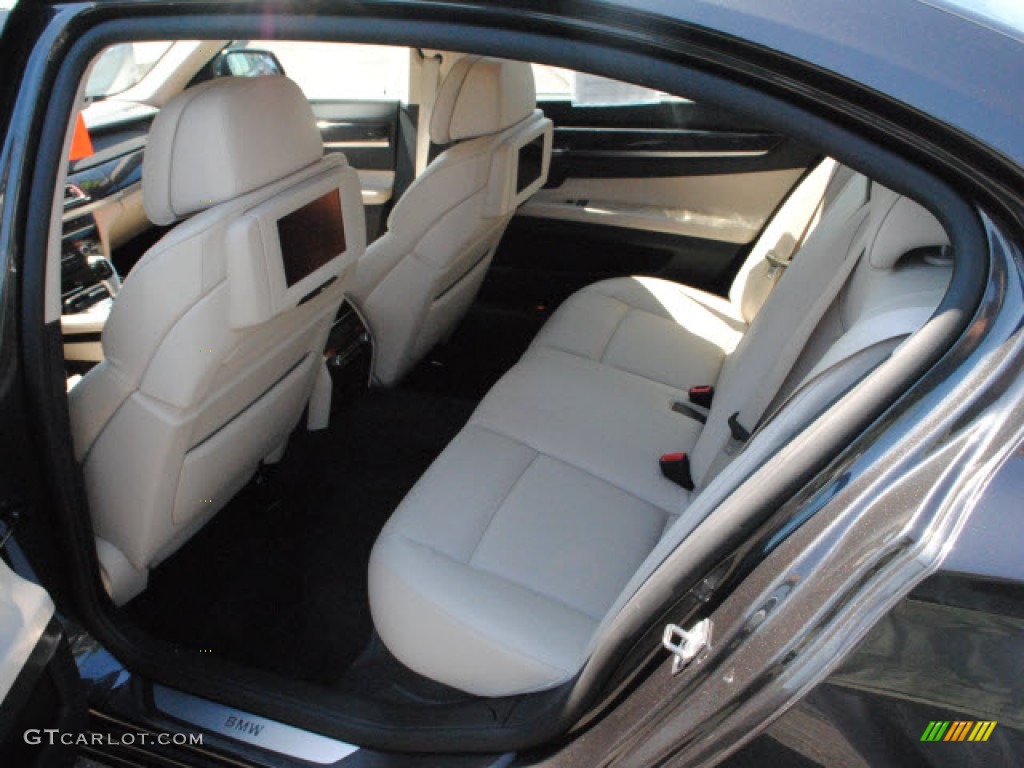 2010 7 Series 750Li Sedan - Dark Graphite Metallic / Oyster/Black Nappa Leather photo #12