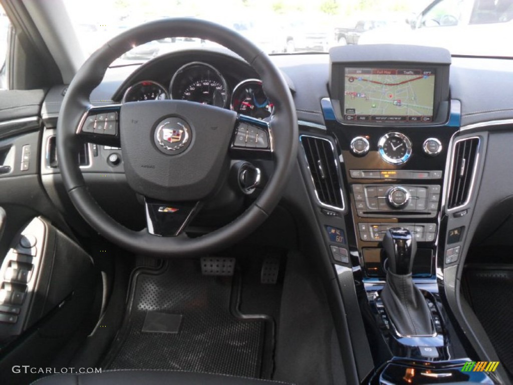 2012 CTS -V Sedan - Black Diamond Tricoat / Ebony/Ebony photo #16