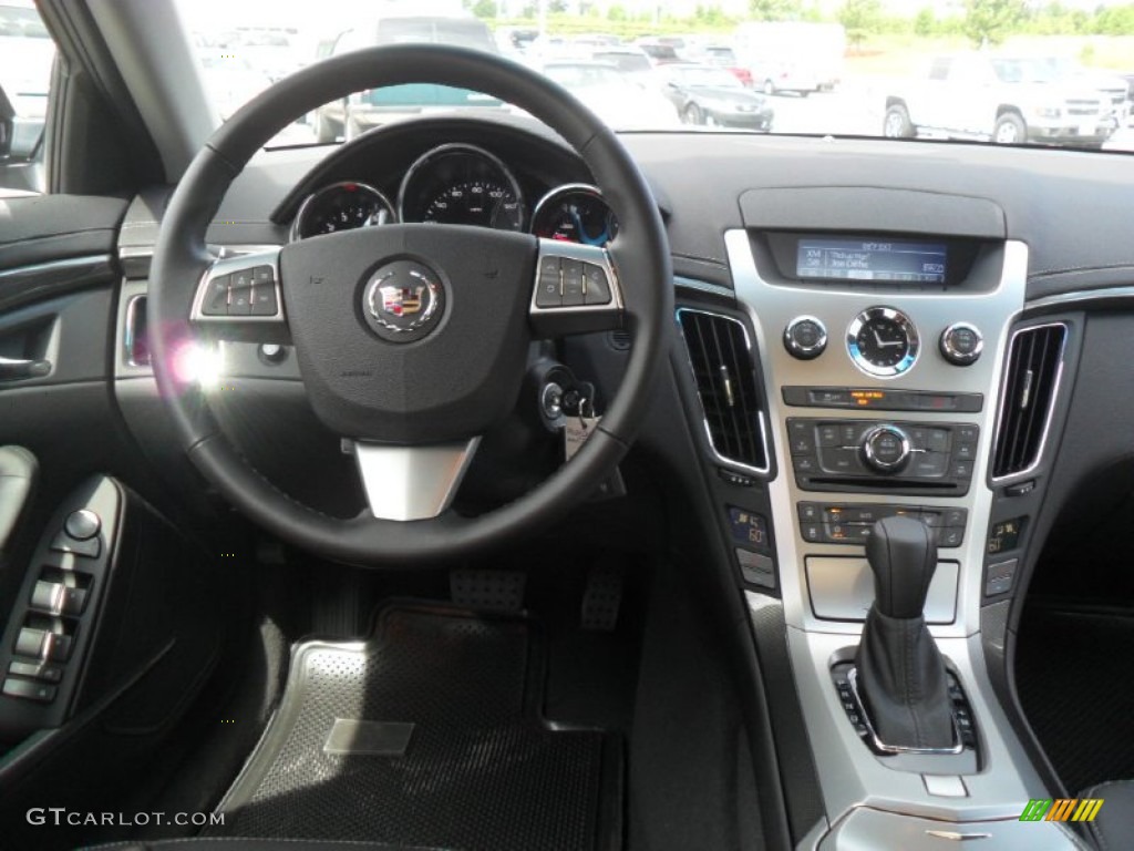 2012 Cadillac CTS 3.0 Sedan Ebony/Ebony Dashboard Photo #53834500