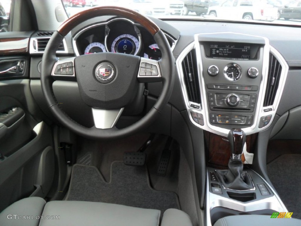2012 Cadillac SRX Luxury Titanium/Ebony Dashboard Photo #53834671