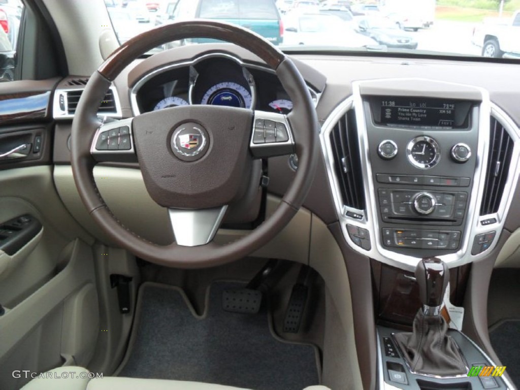 2012 Cadillac SRX Luxury Shale/Brownstone Dashboard Photo #53834824