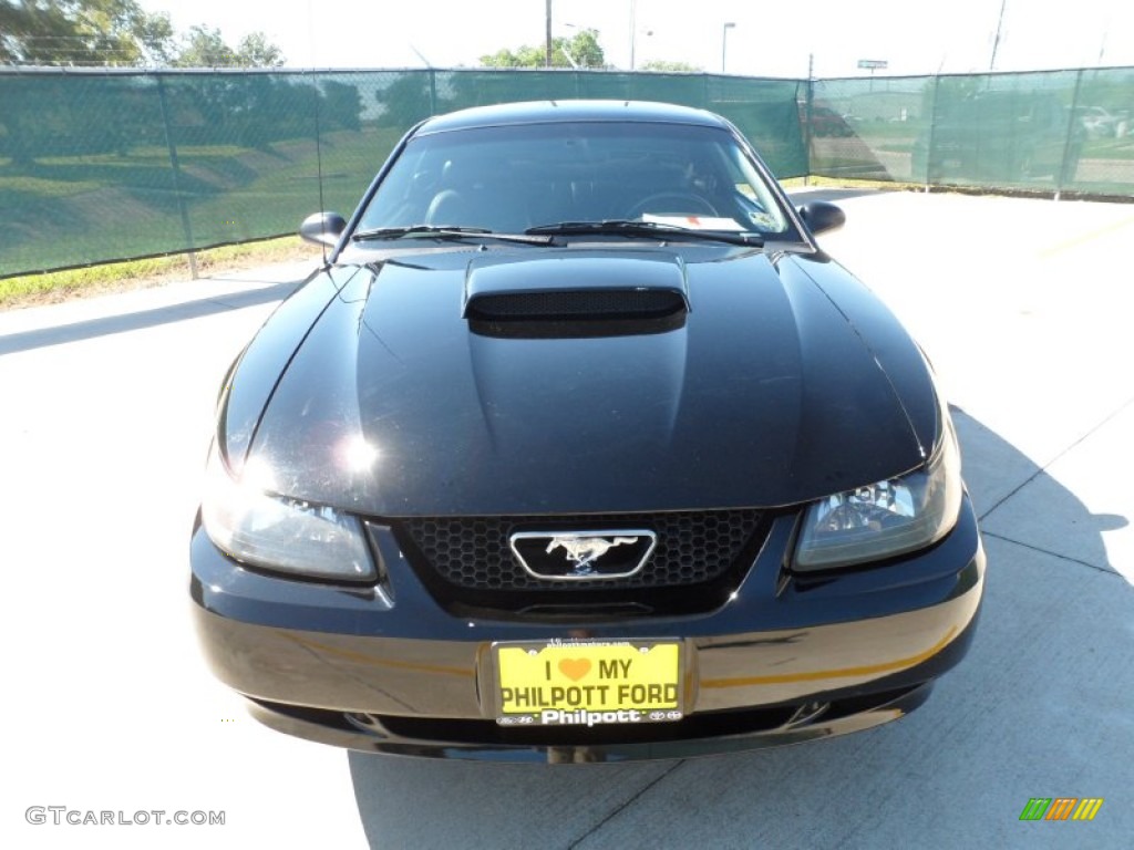 2002 Mustang GT Coupe - Black / Dark Charcoal photo #8