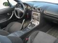 Black 2005 Mazda MX-5 Miata Roadster Interior Color