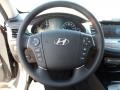 Jet Black 2012 Hyundai Genesis 3.8 Sedan Steering Wheel