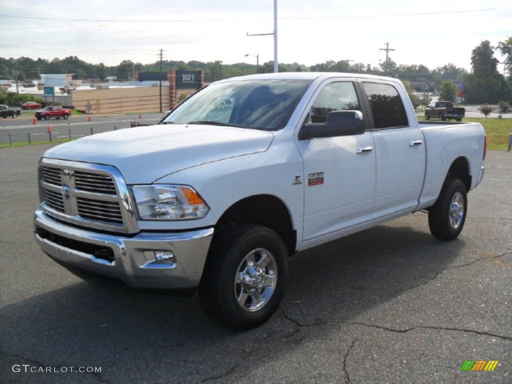 2012 Ram 2500 HD Big Horn Crew Cab 4x4 - Bright White / Light Pebble Beige/Bark Brown photo #1
