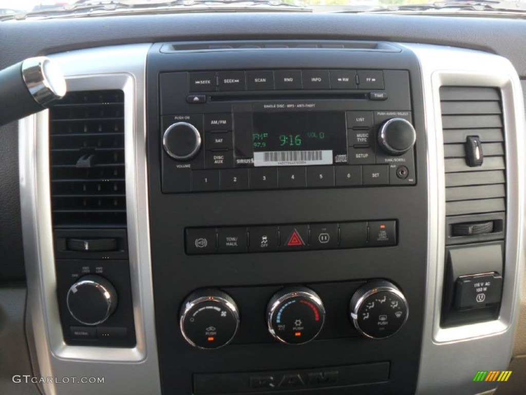 2012 Dodge Ram 2500 HD Big Horn Crew Cab 4x4 Controls Photo #53836222