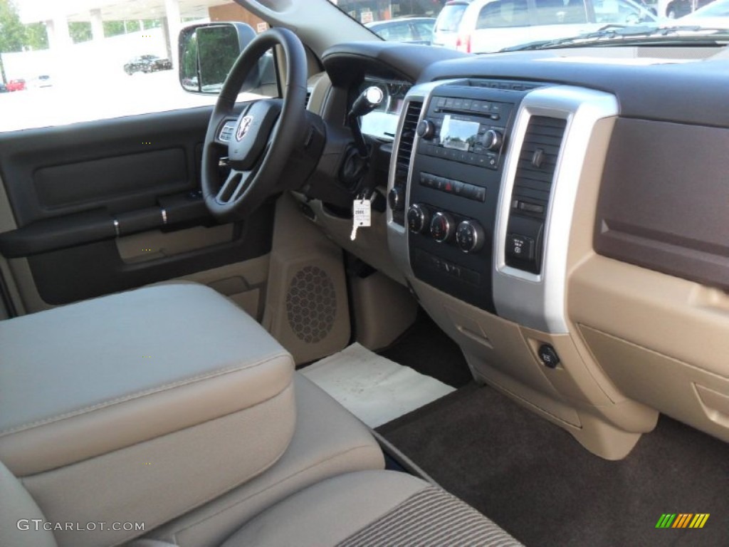 Light Pebble Beige/Bark Brown Interior 2012 Dodge Ram 2500 HD Big Horn Crew Cab 4x4 Photo #53836279