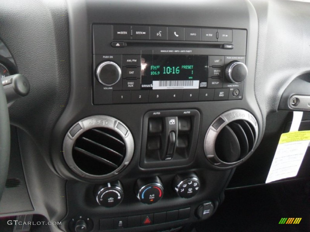 2012 Jeep Wrangler Unlimited Sport S 4x4 Controls Photo #53836681