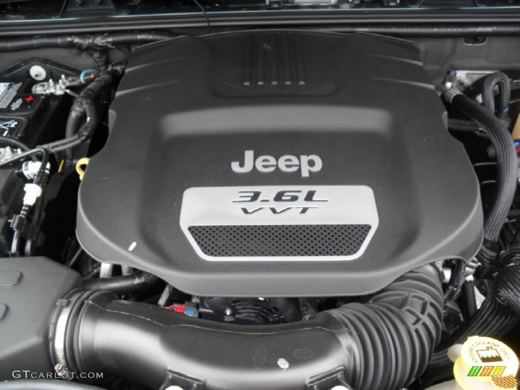 2012 Jeep Wrangler Unlimited Sport S 4x4 3.6 Liter DOHC 24-Valve VVT Pentastar V6 Engine Photo #53836774