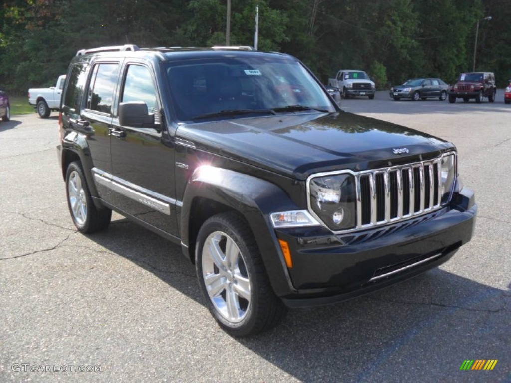 Brilliant Black Crystal Pearl 2012 Jeep Liberty Jet Exterior Photo #53836813
