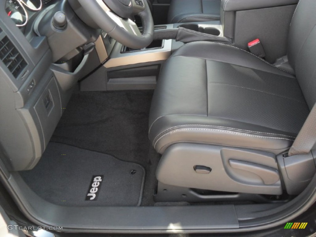 Dark Slate Gray Interior 2012 Jeep Liberty Jet Photo #53836831