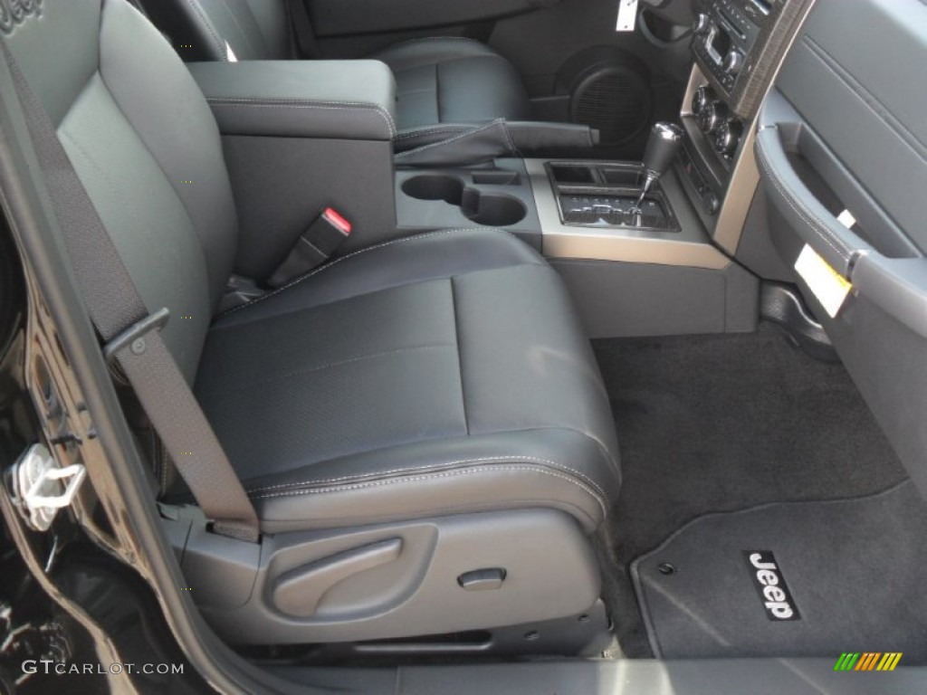 Dark Slate Gray Interior 2012 Jeep Liberty Jet Photo #53836904