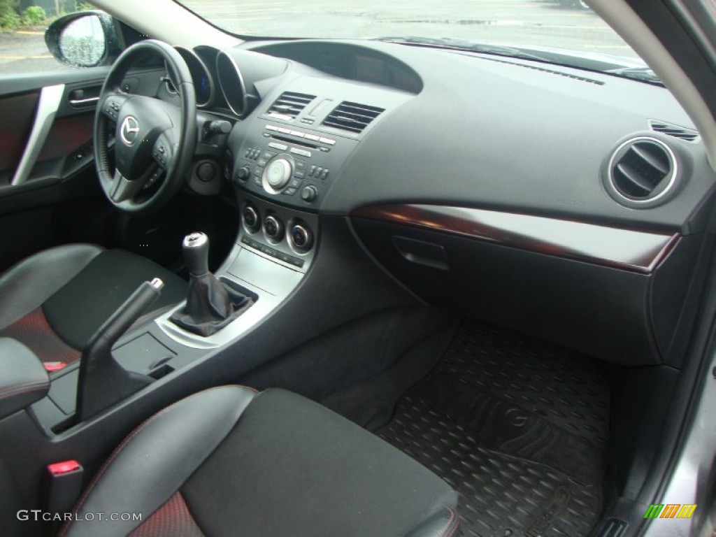 2010 Mazda MAZDA3 MAZDASPEED3 Sport 5 Door Black/Red Dashboard Photo #53837983