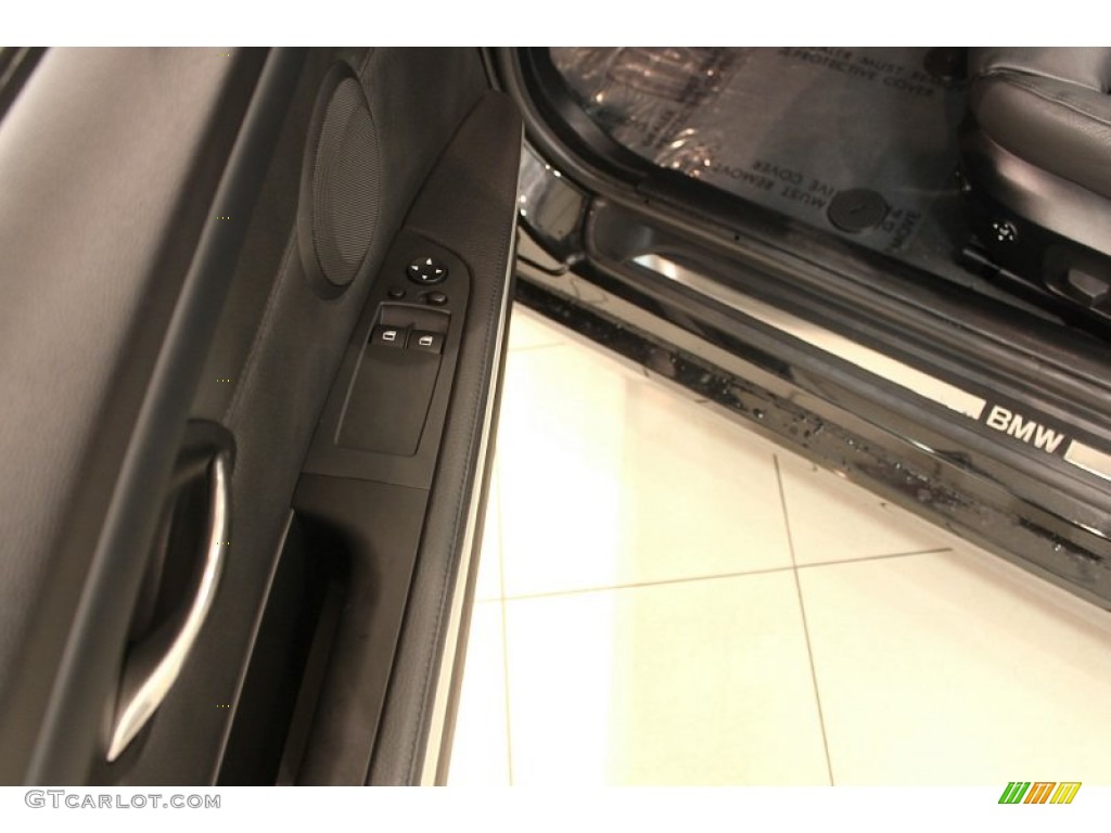 2008 3 Series 335xi Coupe - Black Sapphire Metallic / Black photo #6