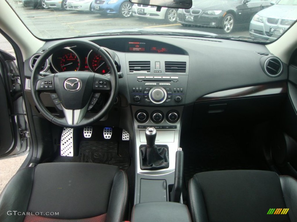 2010 Mazda MAZDA3 MAZDASPEED3 Sport 5 Door Black/Red Dashboard Photo #53838127