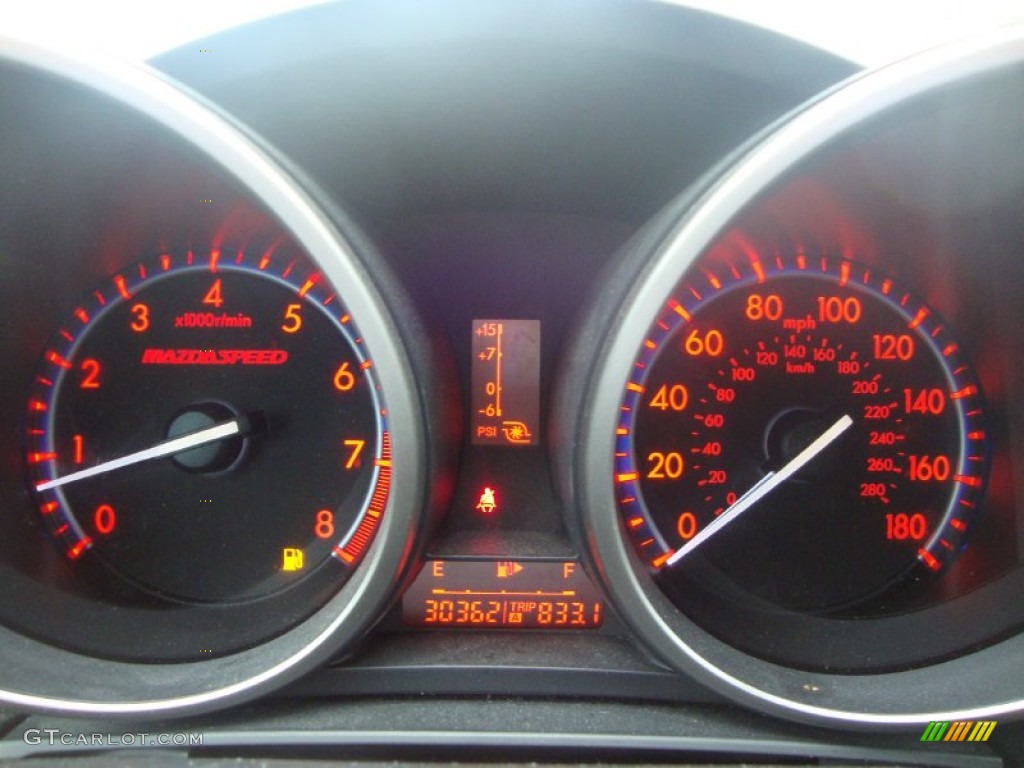 2010 Mazda MAZDA3 MAZDASPEED3 Sport 5 Door Gauges Photo #53838142
