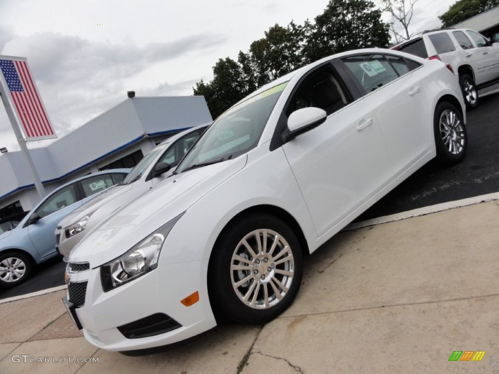 2012 Cruze Eco - Summit White / Medium Titanium photo #1