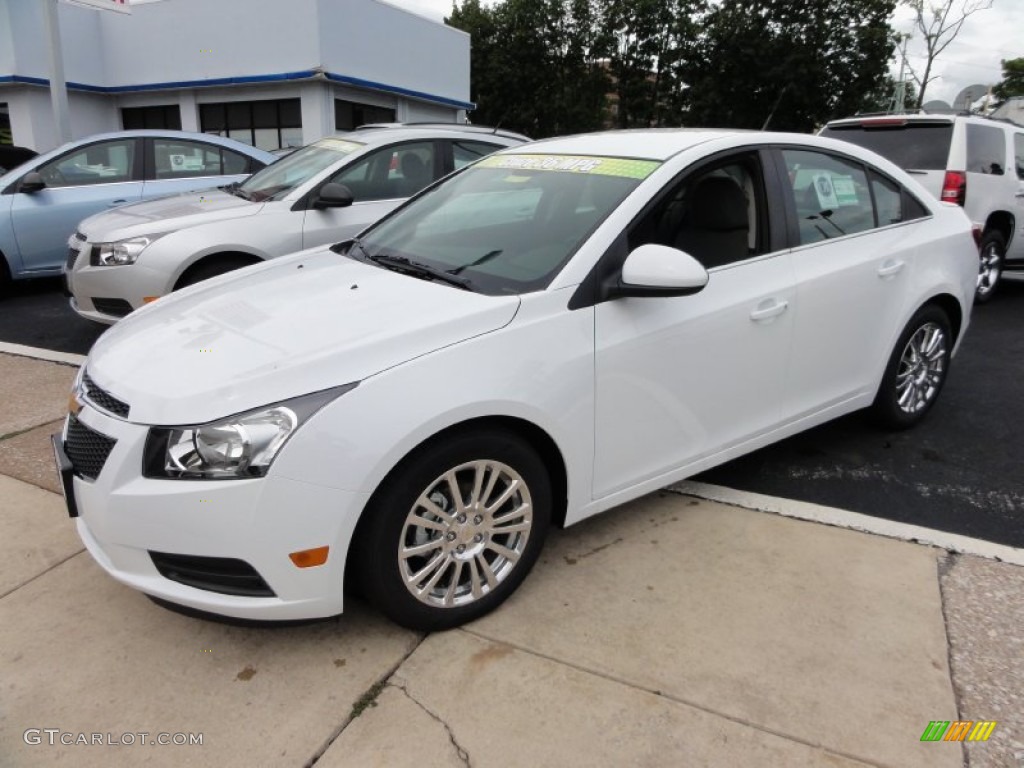 2012 Cruze Eco - Summit White / Medium Titanium photo #2