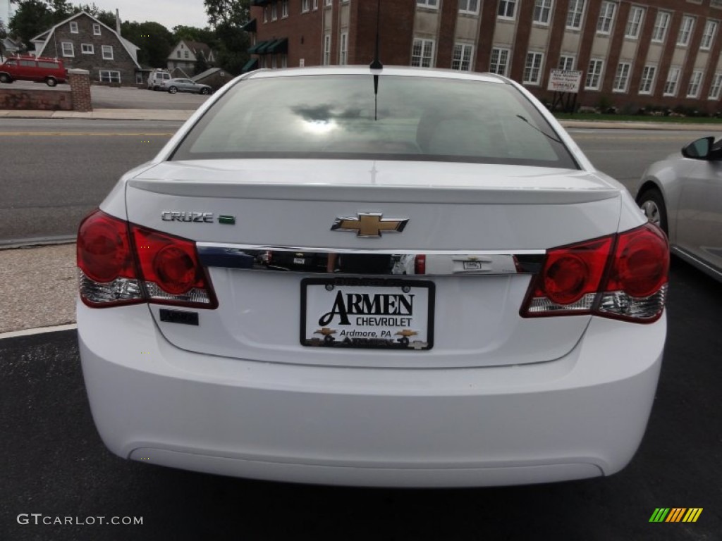 2012 Cruze Eco - Summit White / Medium Titanium photo #4