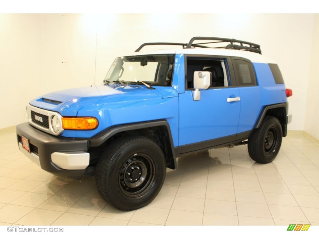 2007 FJ Cruiser 4WD - Voodoo Blue / Dark Charcoal photo #3