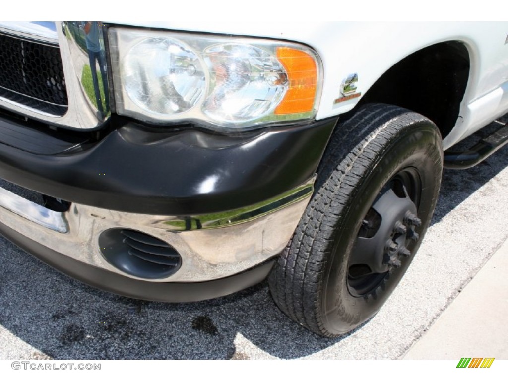 2004 Ram 3500 ST Quad Cab 4x4 Dually - Bright White / Dark Slate Gray photo #24