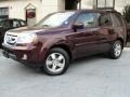 2009 Dark Cherry Pearl Honda Pilot EX  photo #4