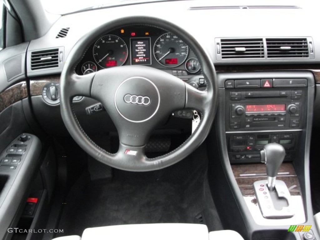2004 Audi S4 4.2 quattro Sedan Silver Dashboard Photo #53841939