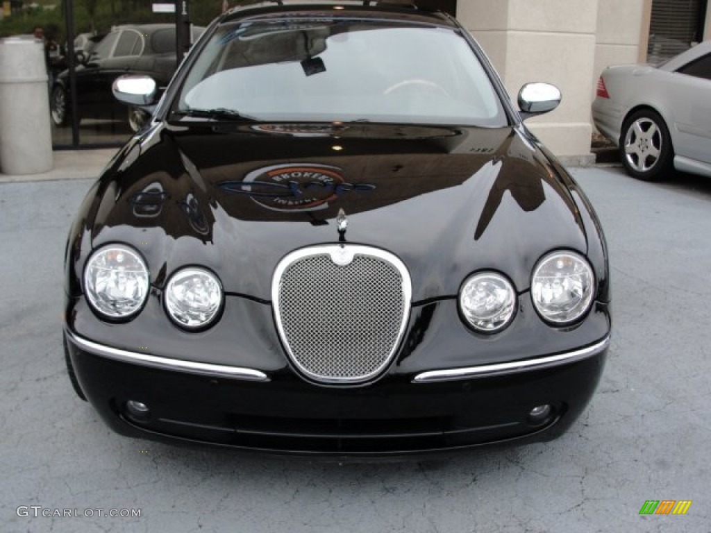 Ebony Black 2007 Jaguar S-Type 3.0 Exterior Photo #53842086