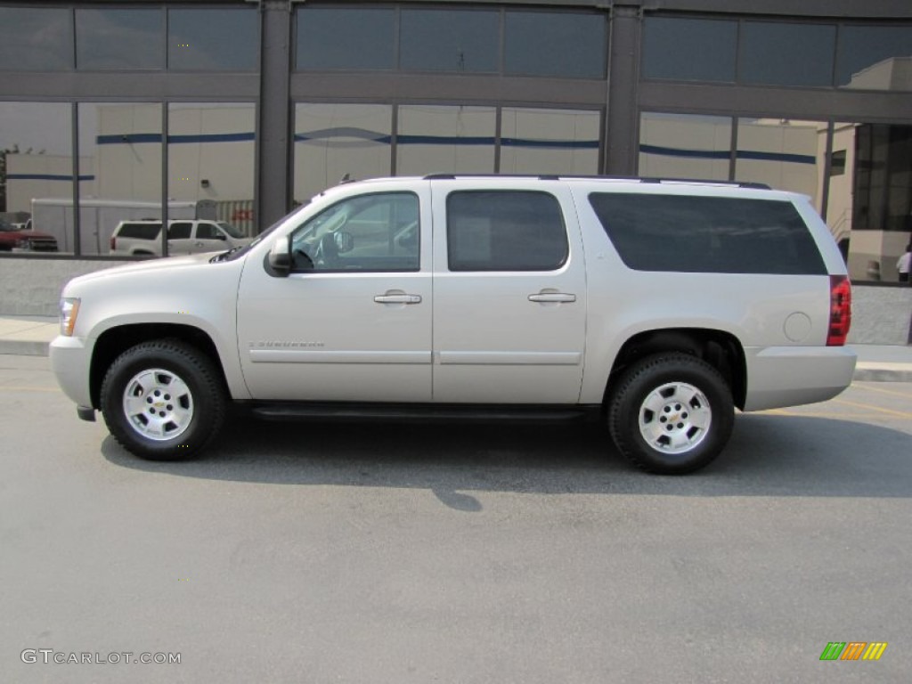 Silver Birch Metallic 2008 Chevrolet Suburban 1500 LT 4x4 Exterior Photo #53842110