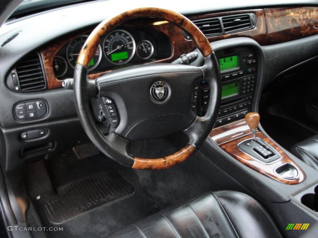2007 Jaguar S-Type 3.0 Charcoal Dashboard Photo #53842131
