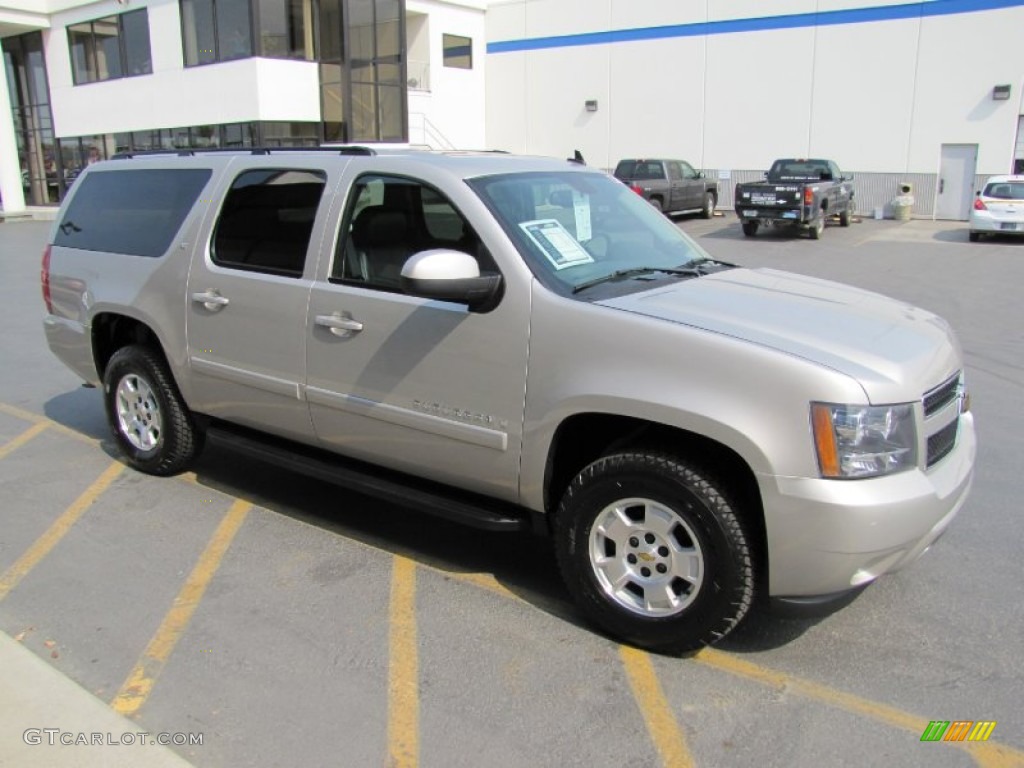 Silver Birch Metallic 2008 Chevrolet Suburban 1500 LT 4x4 Exterior Photo #53842308
