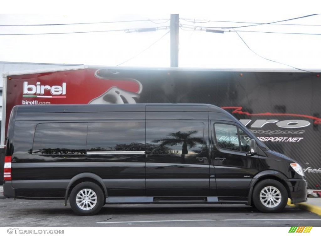 Black 2010 Mercedes-Benz Sprinter 3500 High Roof Limousine Exterior Photo #53842965