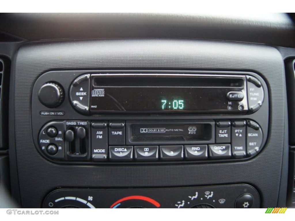 2002 Dodge Dakota SLT Quad Cab 4x4 Audio System Photos